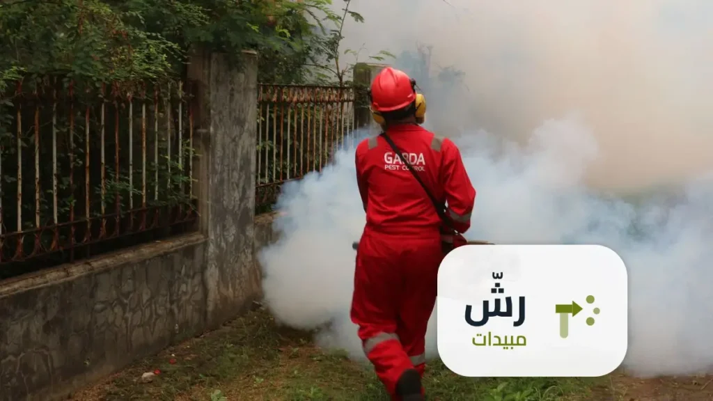 رش مبيدات حشرية