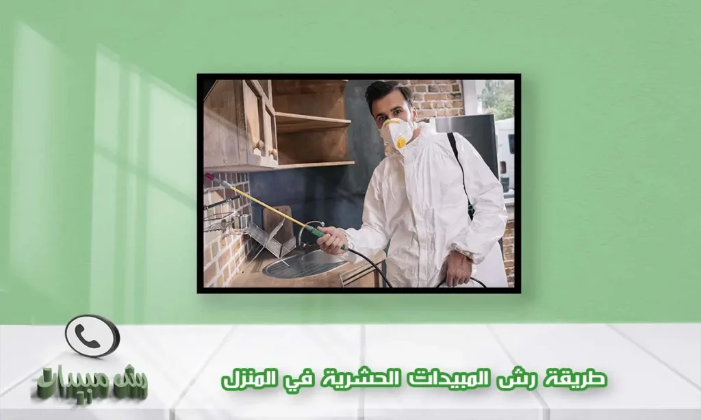 طريقة رش المبيدات الحشرية في المنزل